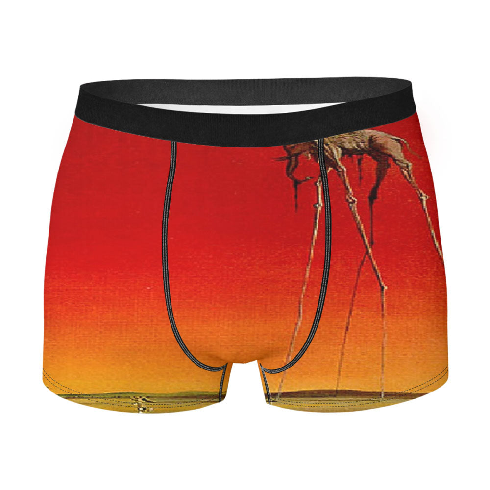 Salvador Dali The Elephants Men'S Boxer Briefs