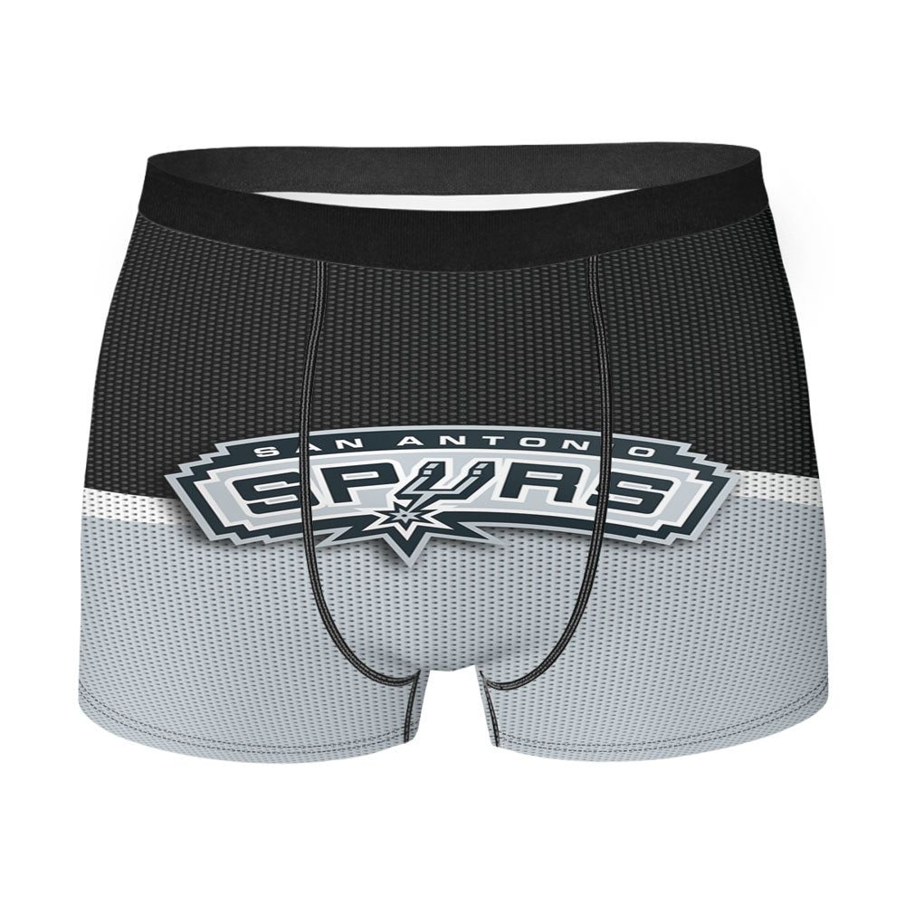 San Antonio Spurs Logo Jersey Men'S Boxer Briefs