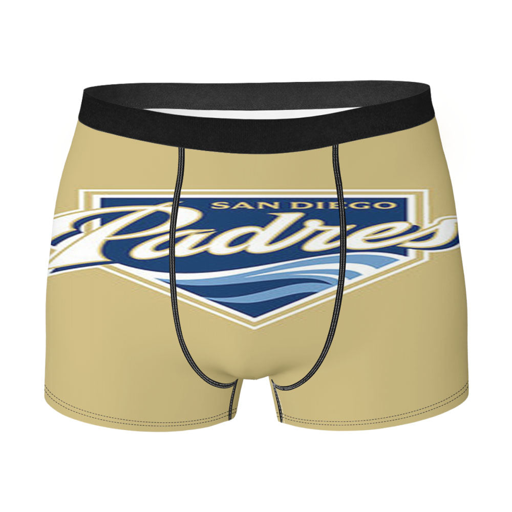 San Diego Padres Baseball Logo Gold Men'S Boxer Briefs