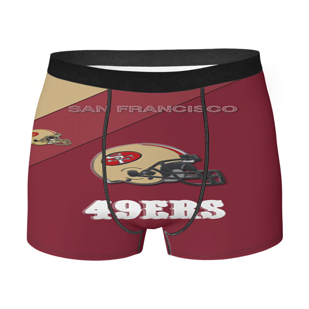 San Francisco 49Ers Logo Helm Men'S Boxer Briefs
