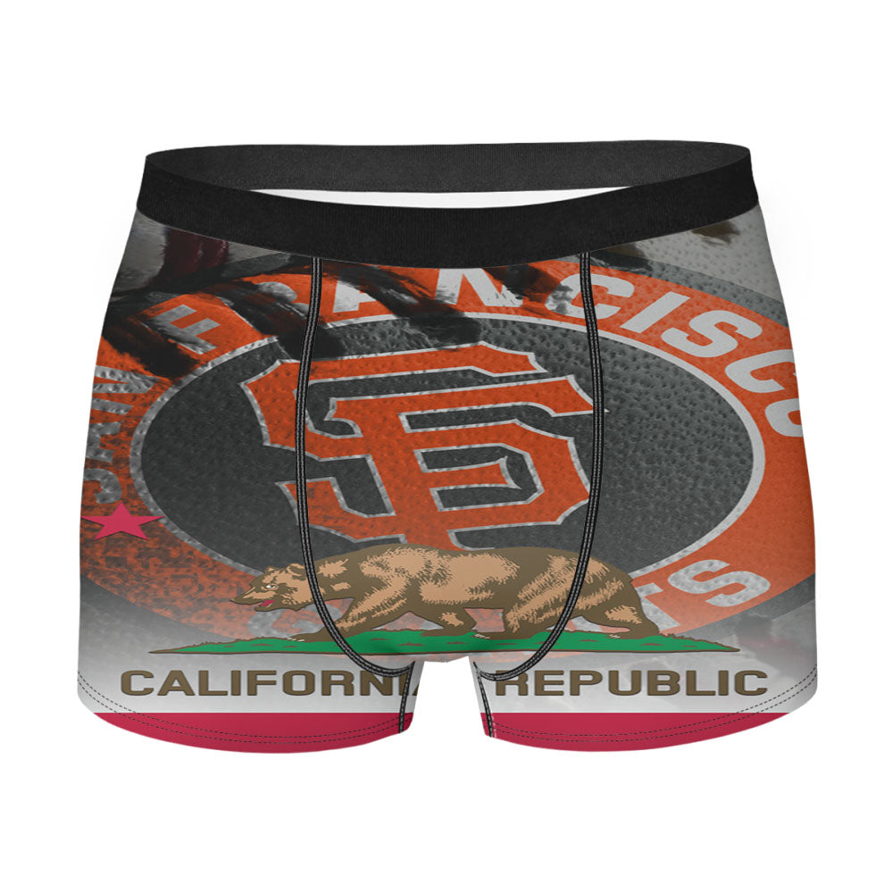 San Francisco Giants Logo California Republic Men'S Boxer Briefs