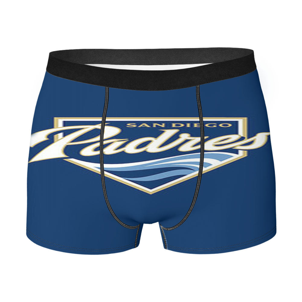 Sandiego Padres Baseball Logo Blue Men'S Boxer Briefs