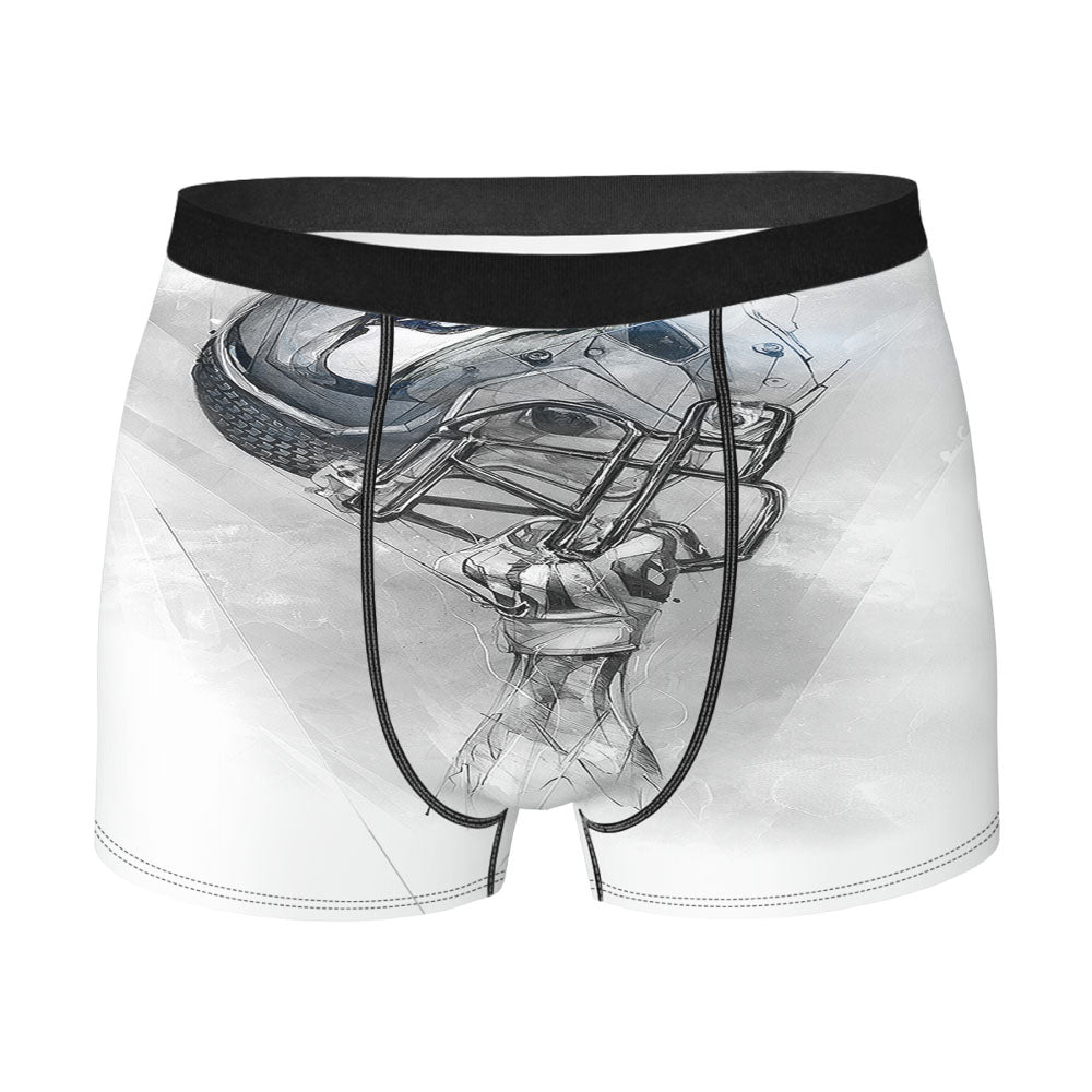 Seahawks Helmets Men'S Boxer Briefs
