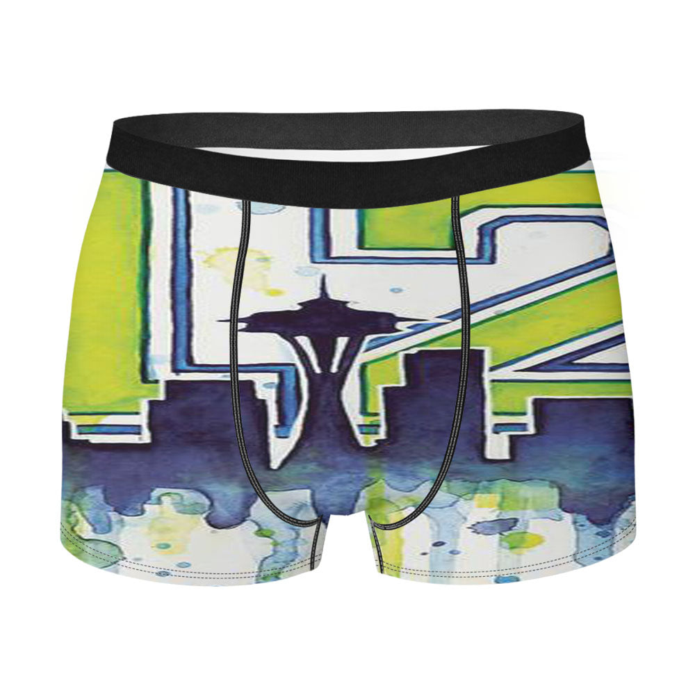Seattle 12Th Man Art For Seahwks Men'S Boxer Briefs