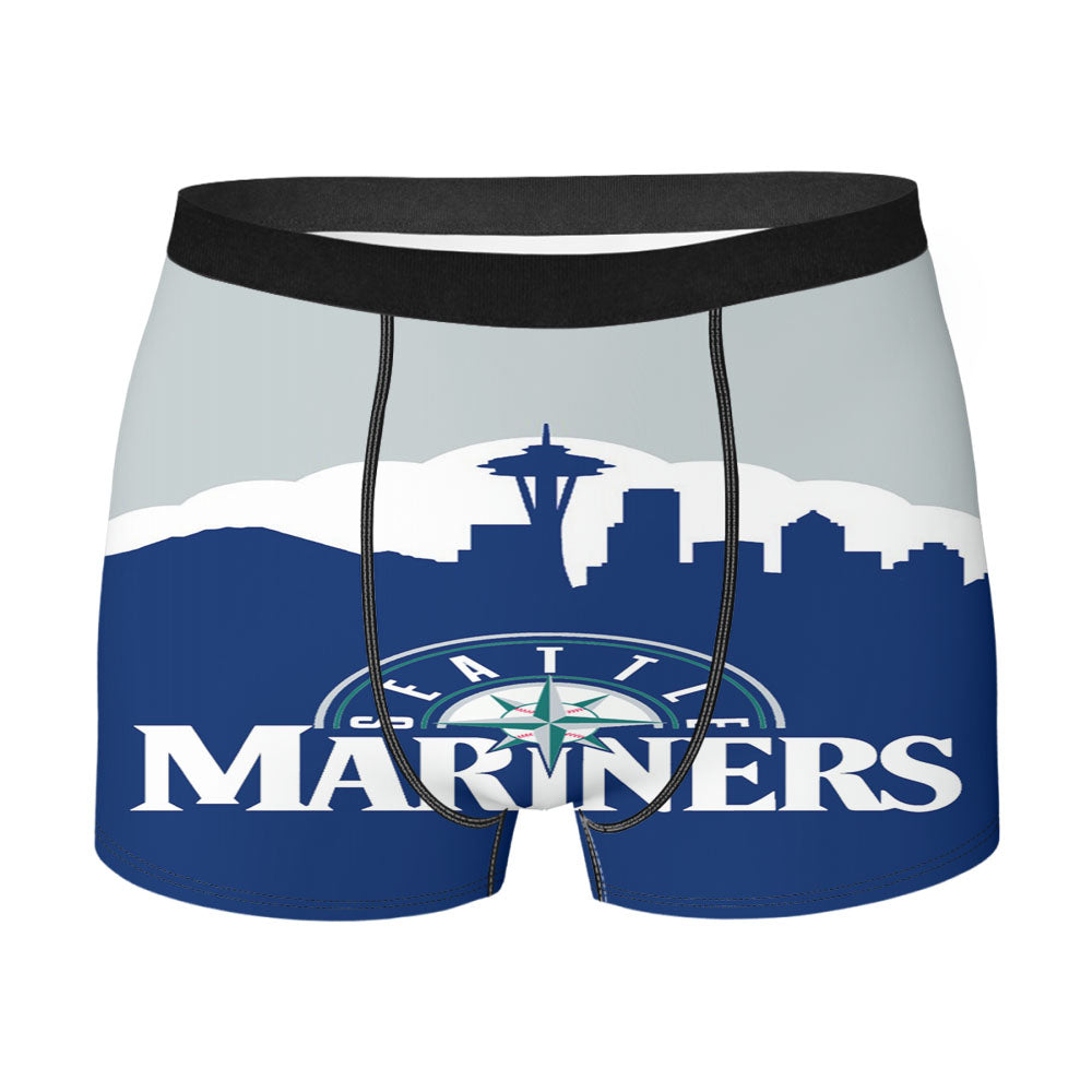 Seattle Mariners Baseball Men'S Boxer Briefs