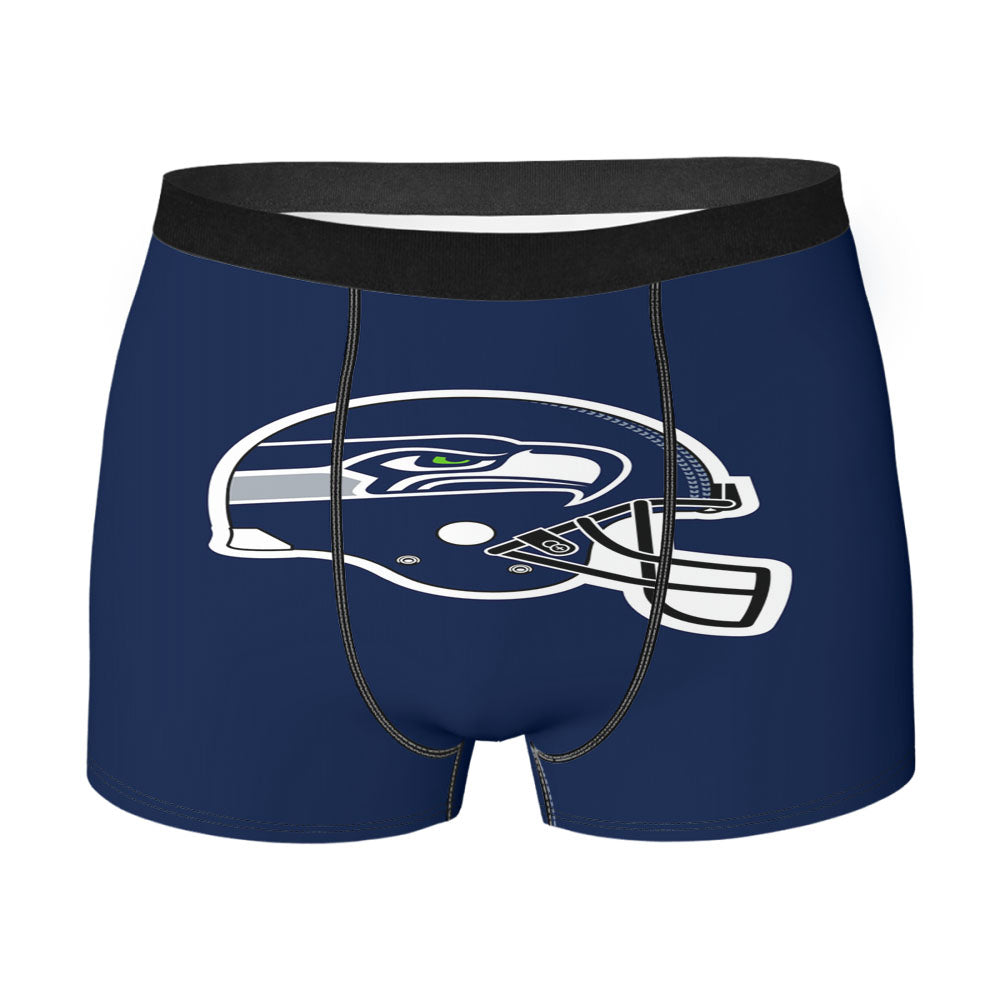 Seattle Seahawks Helmet Men'S Boxer Briefs