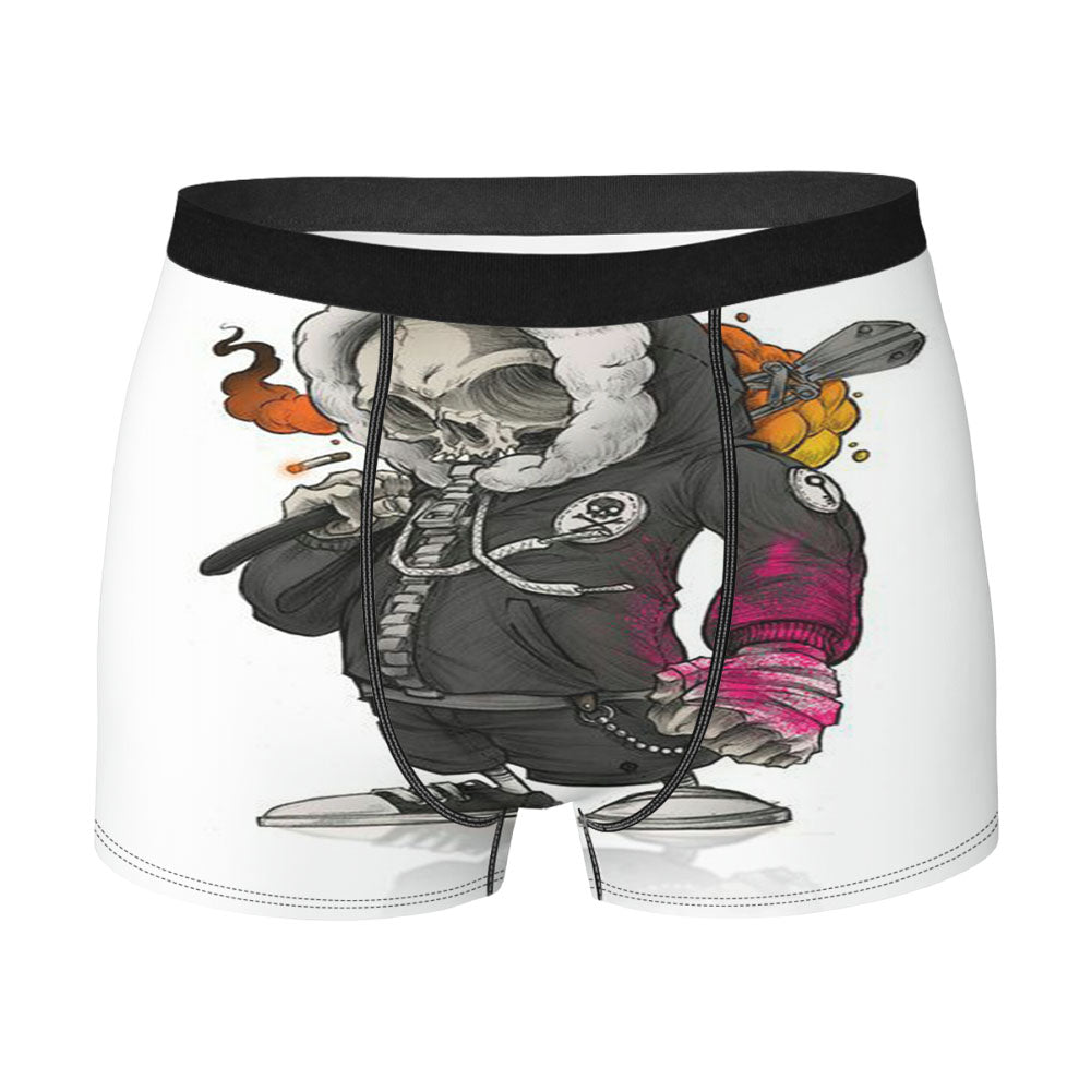 Skinhead Mural Baseball Men'S Boxer Briefs
