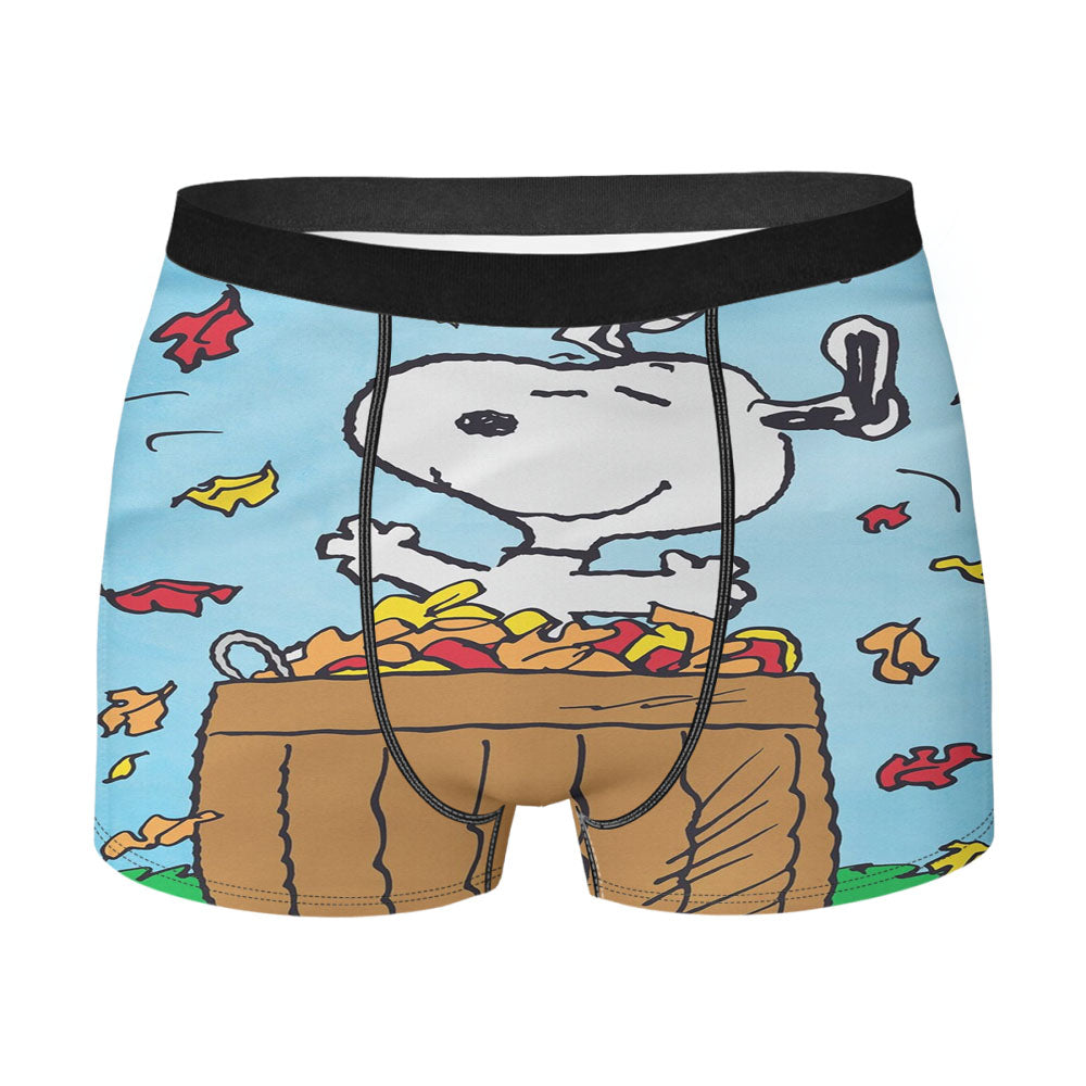 Snoopy Fall Outdoor Men'S Boxer Briefs