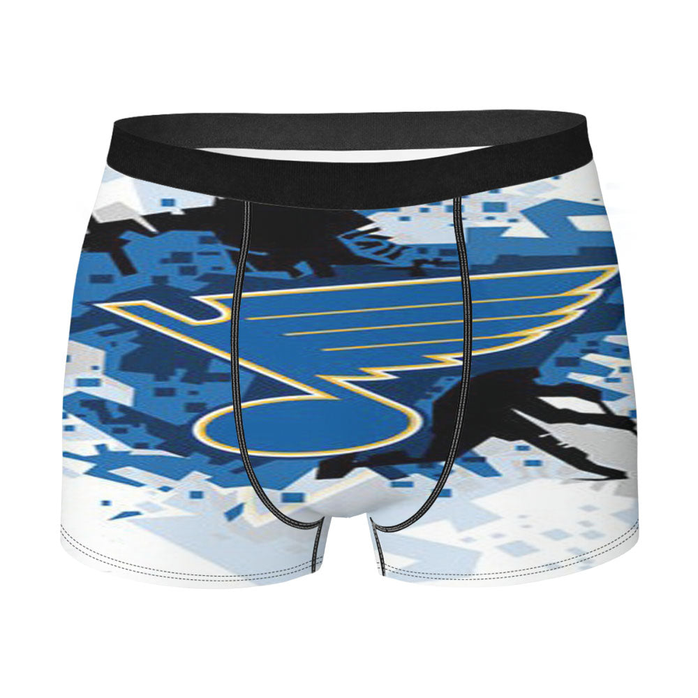 St Louis Blues Nhl Sport Logo Men'S Boxer Briefs
