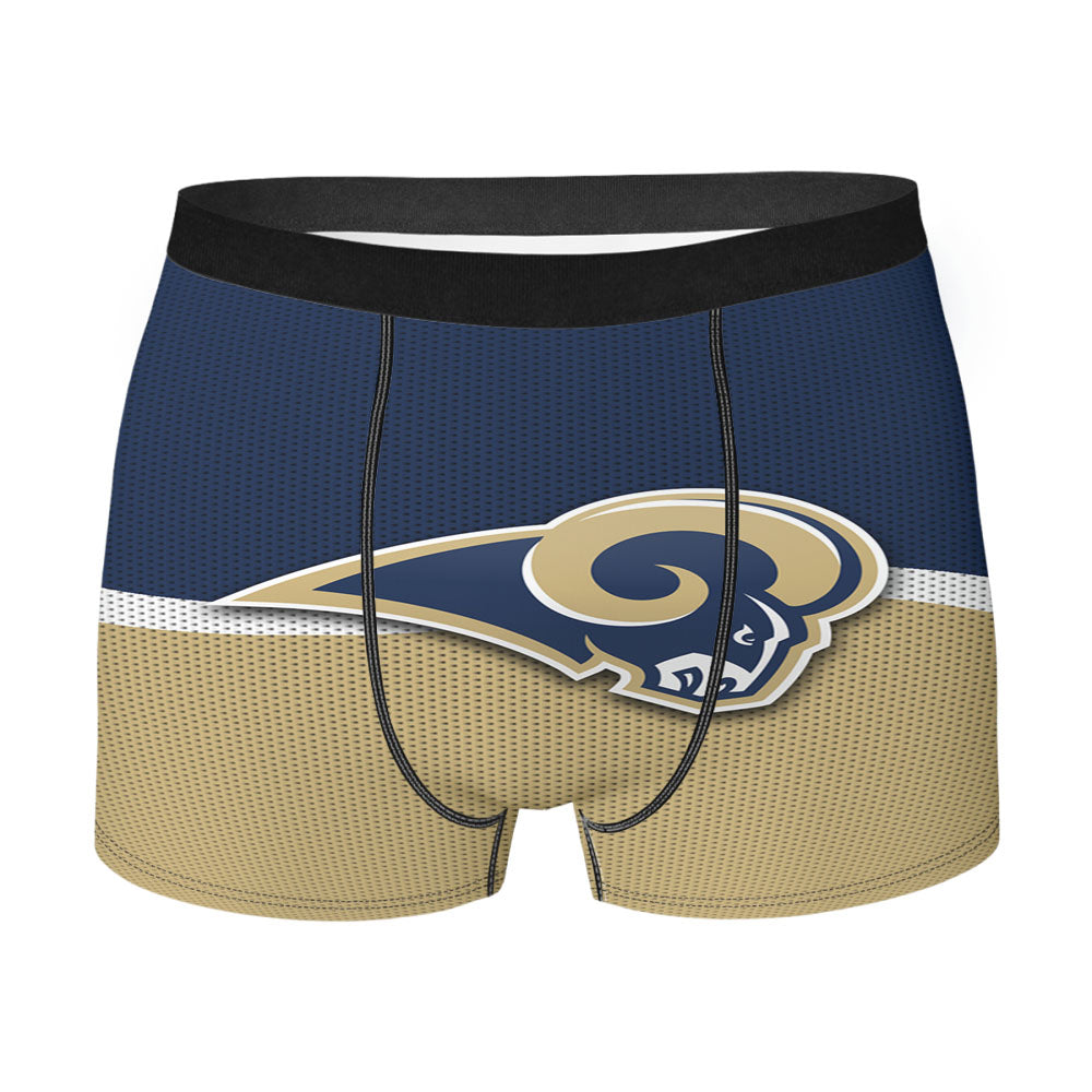 St Louis Rams Logo Jersey Men'S Boxer Briefs
