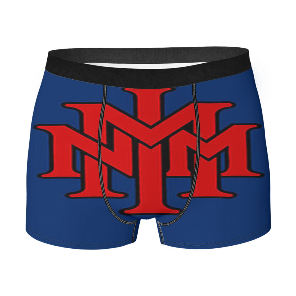 Stackednmmi Baseball Logo Blue Men'S Boxer Briefs