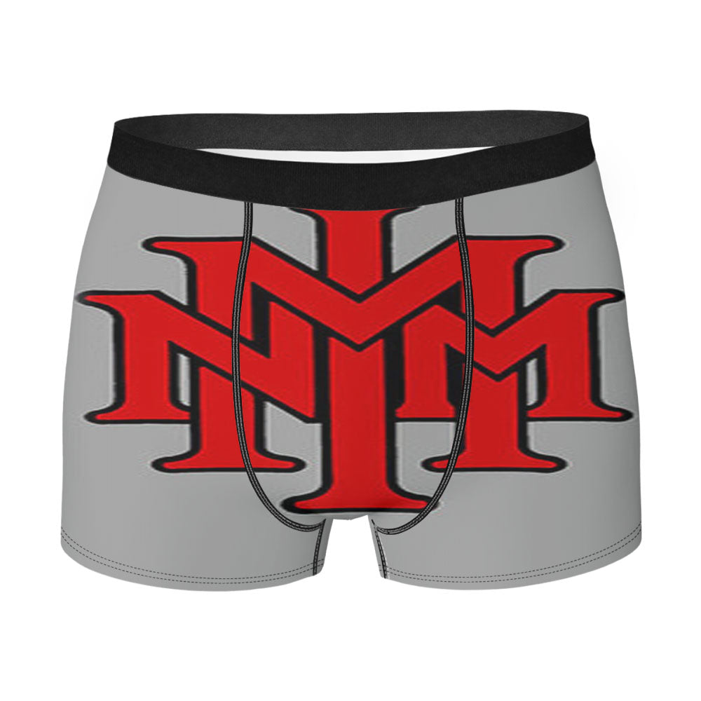 Stackednmmi Baseball Logo Gray Men'S Boxer Briefs