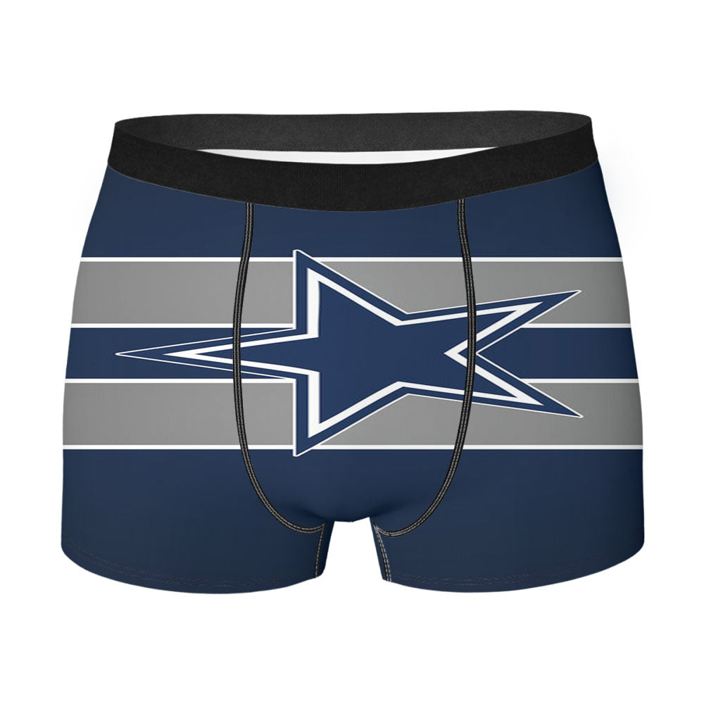 Star Cowboys Dallas Logo Men'S Boxer Briefs