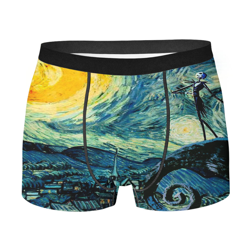 Starry Nightmare Before Christmas Men'S Boxer Briefs
