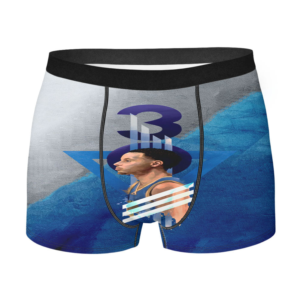 Steph Curry Warrior Men'S Boxer Briefs