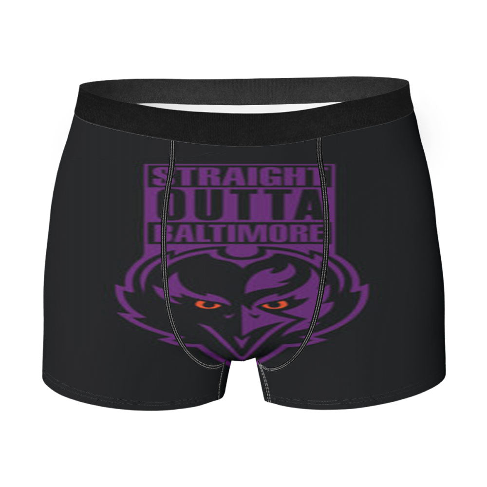 Straight Outta Baltimore Ravens Men'S Boxer Briefs