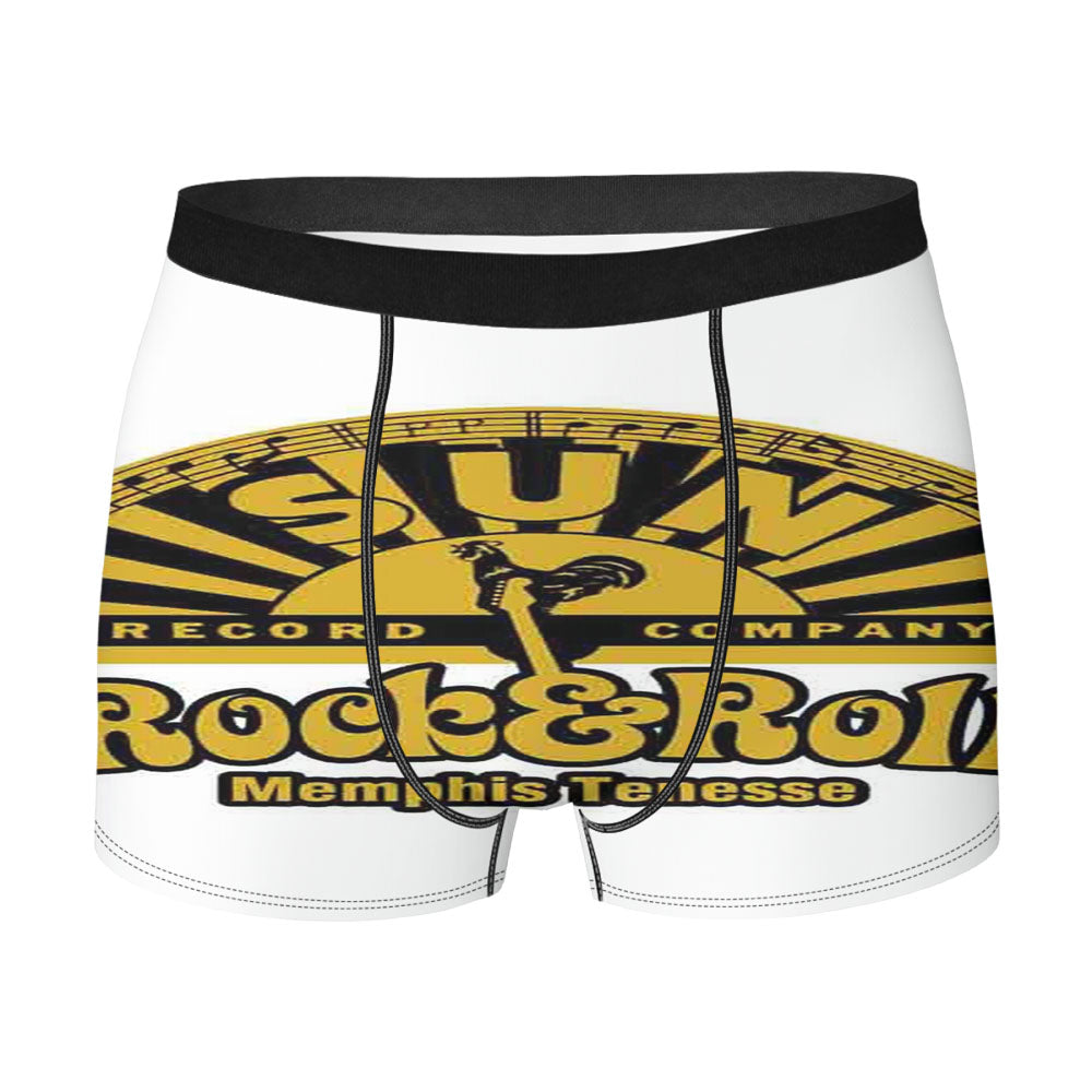 Sun Record Rock And Roll Memphis Tenesse Men'S Boxer Briefs