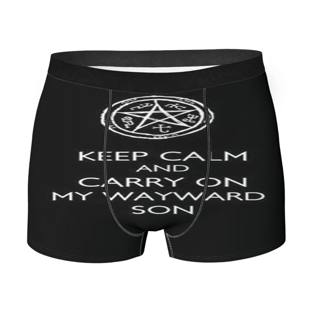 Supernatural Keep Calm Wayward Son Men'S Boxer Briefs
