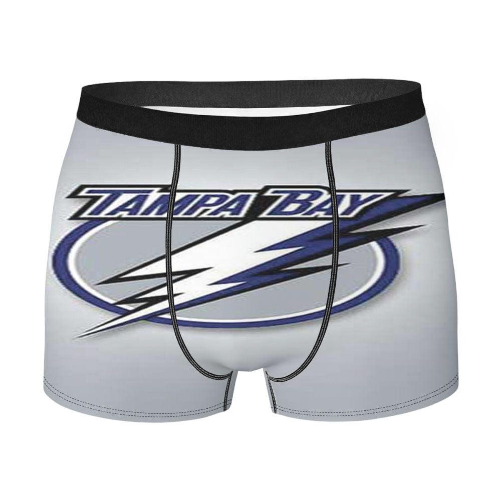 Tampa Bay Lightning Silver Radial Men'S Boxer Briefs