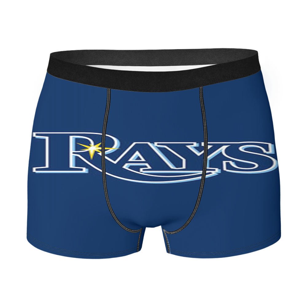 Tampa Bay Rays Text Men'S Boxer Briefs