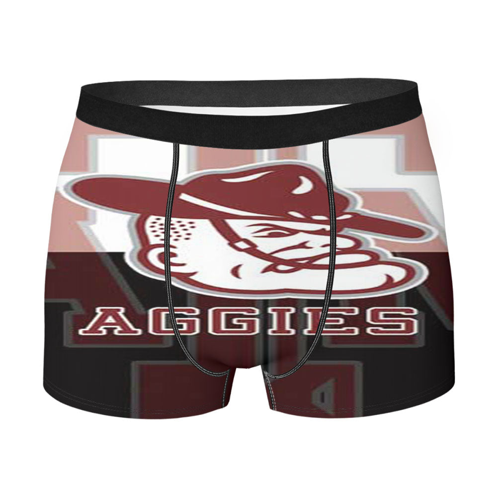 Texas A M Face Fade Men'S Boxer Briefs