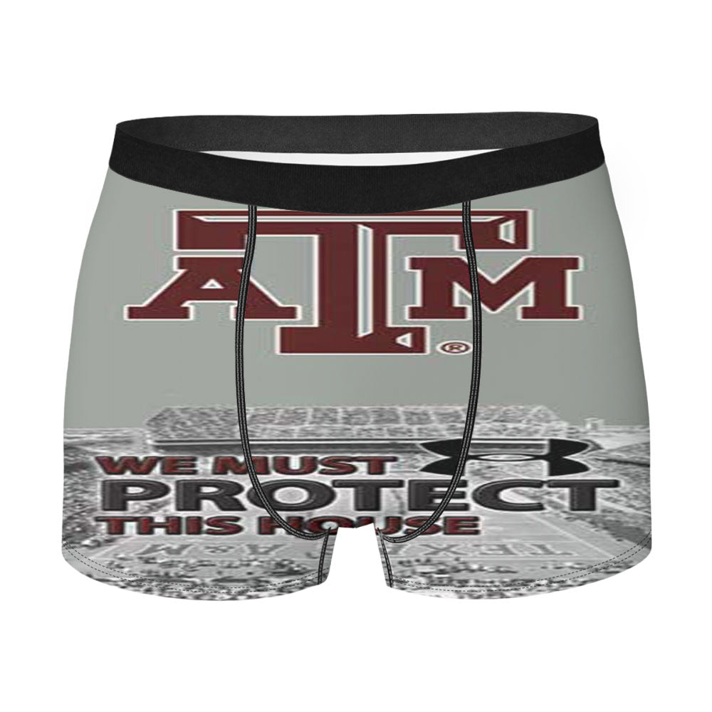 Texas A M Protect Men'S Boxer Briefs
