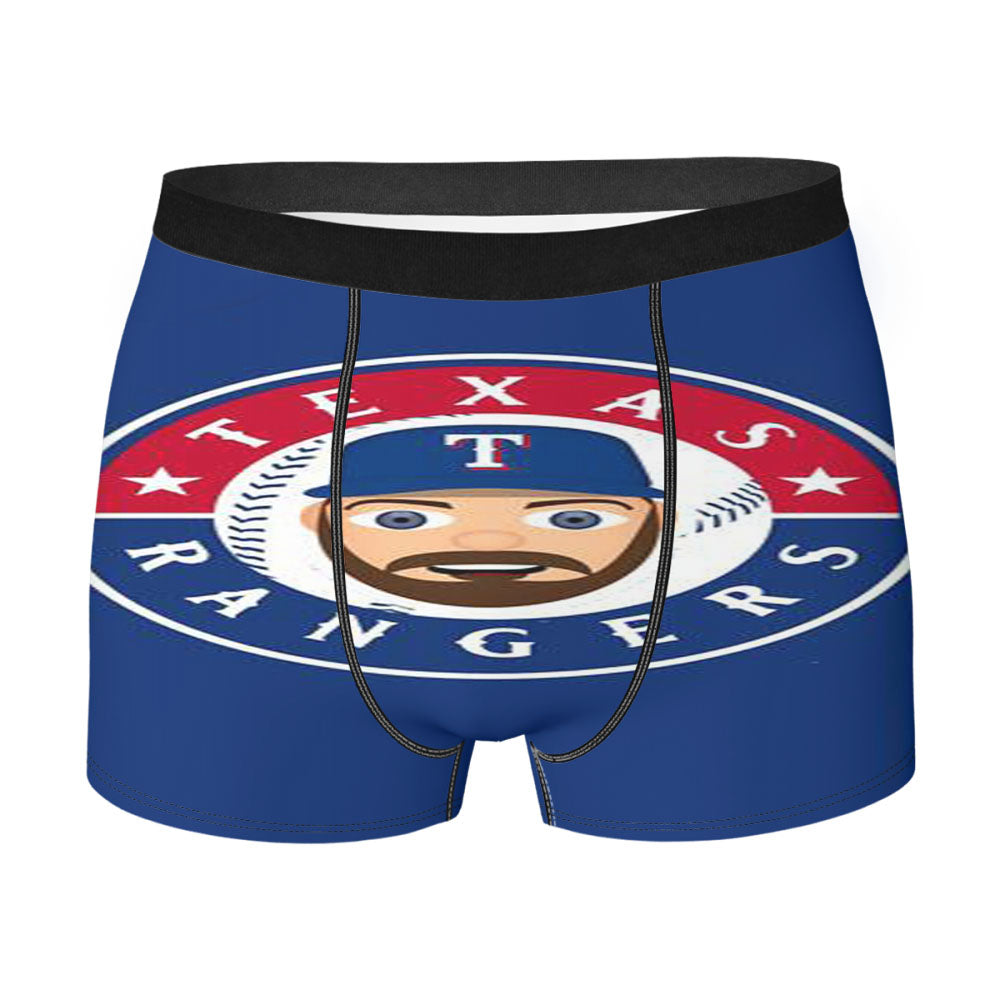 Texas Rangers Logo 50 Men'S Boxer Briefs