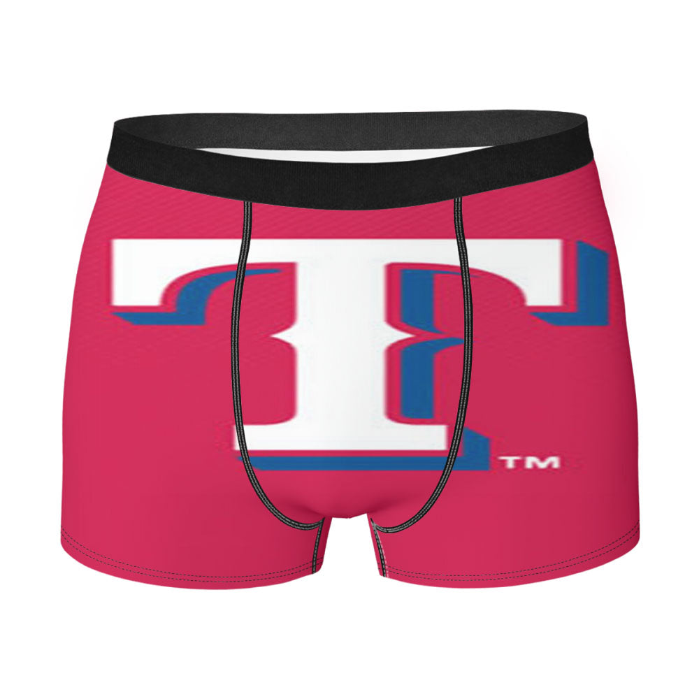 Texas Rangers Red Men'S Boxer Briefs