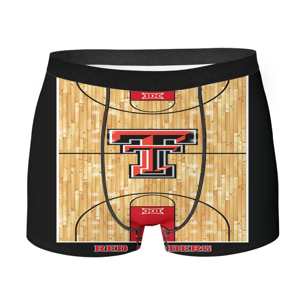 Texas Tech Red Raiders Court Men'S Boxer Briefs