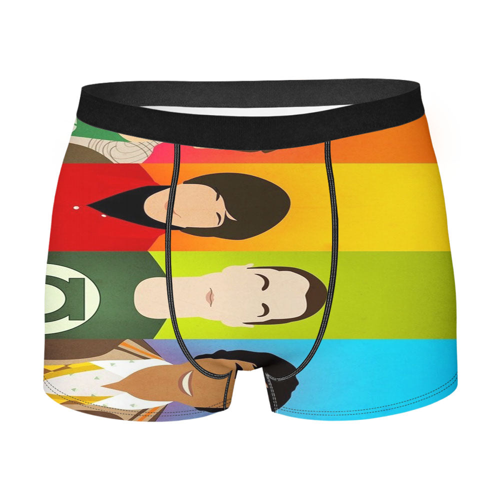The Big Bang Theory Colours Men'S Boxer Briefs