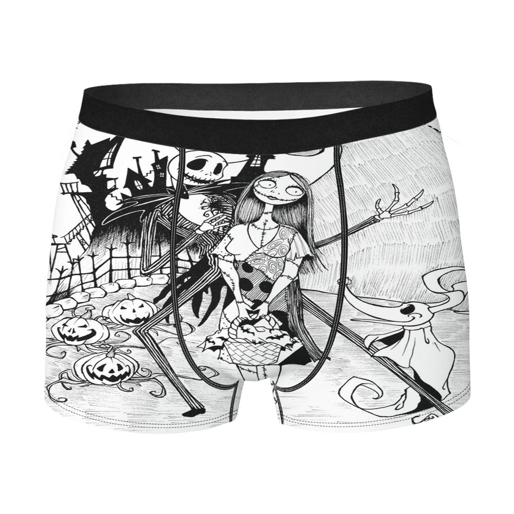 The Nightmare Before Christmas Sketch Men'S Boxer Briefs