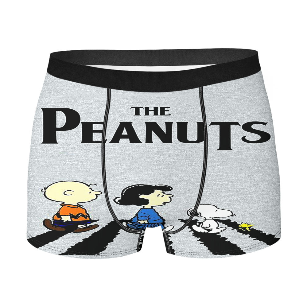 The Peanuts Gang Street Grey Men'S Boxer Briefs