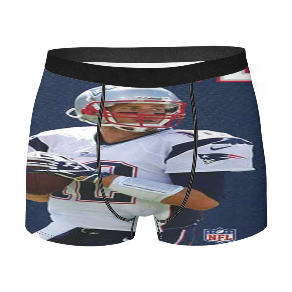 Tom Brady Jersey Bkg Autograph Men'S Boxer Briefs