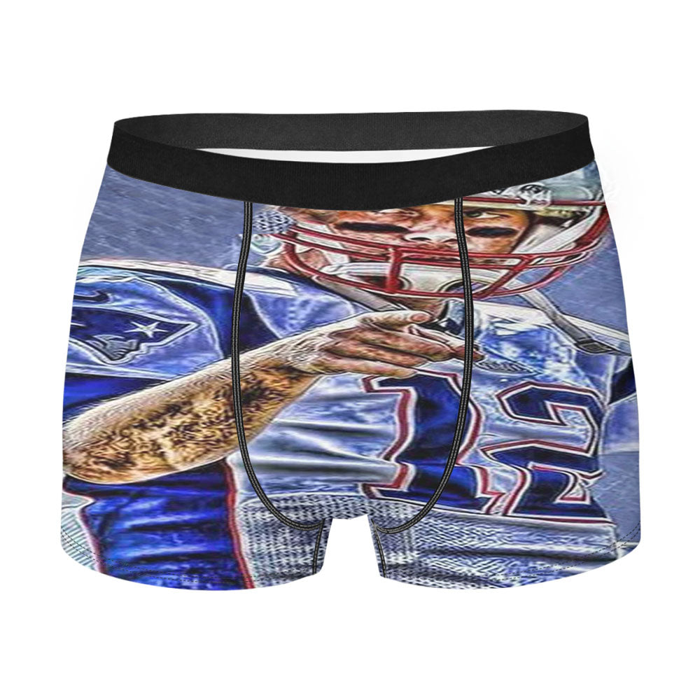 Tom Brady New England Patriots Nfl 4 Men'S Boxer Briefs