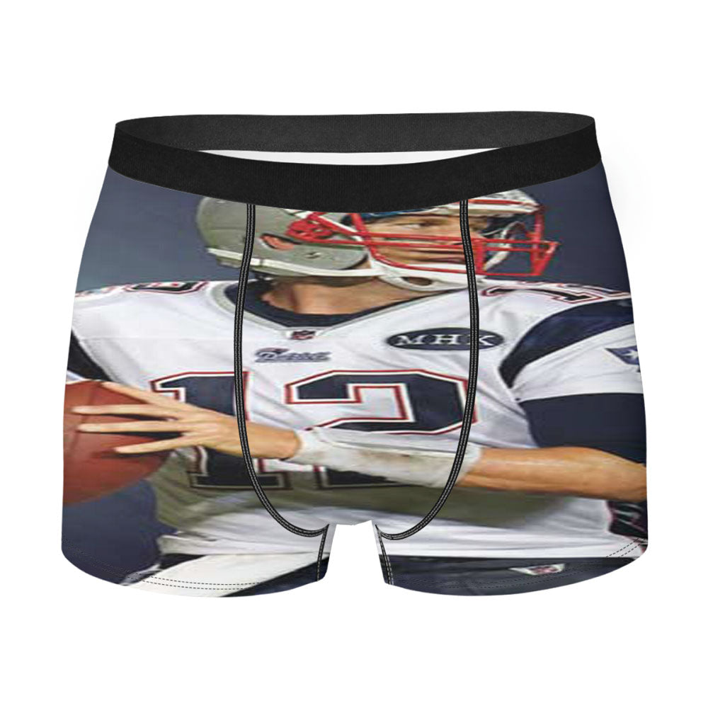 Tom Brady Wallpaper No Tag Men'S Boxer Briefs