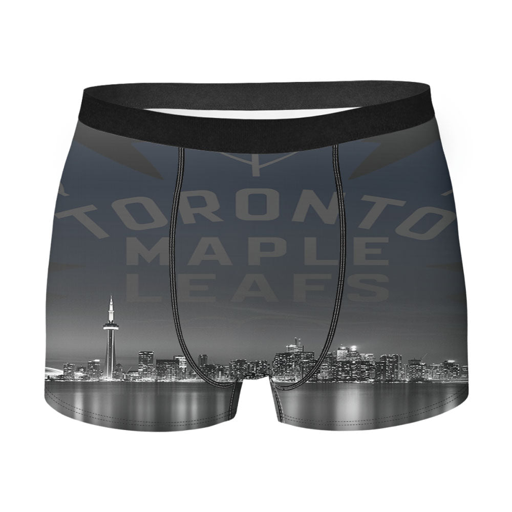 Toronto Maple Leafs Night City Men'S Boxer Briefs