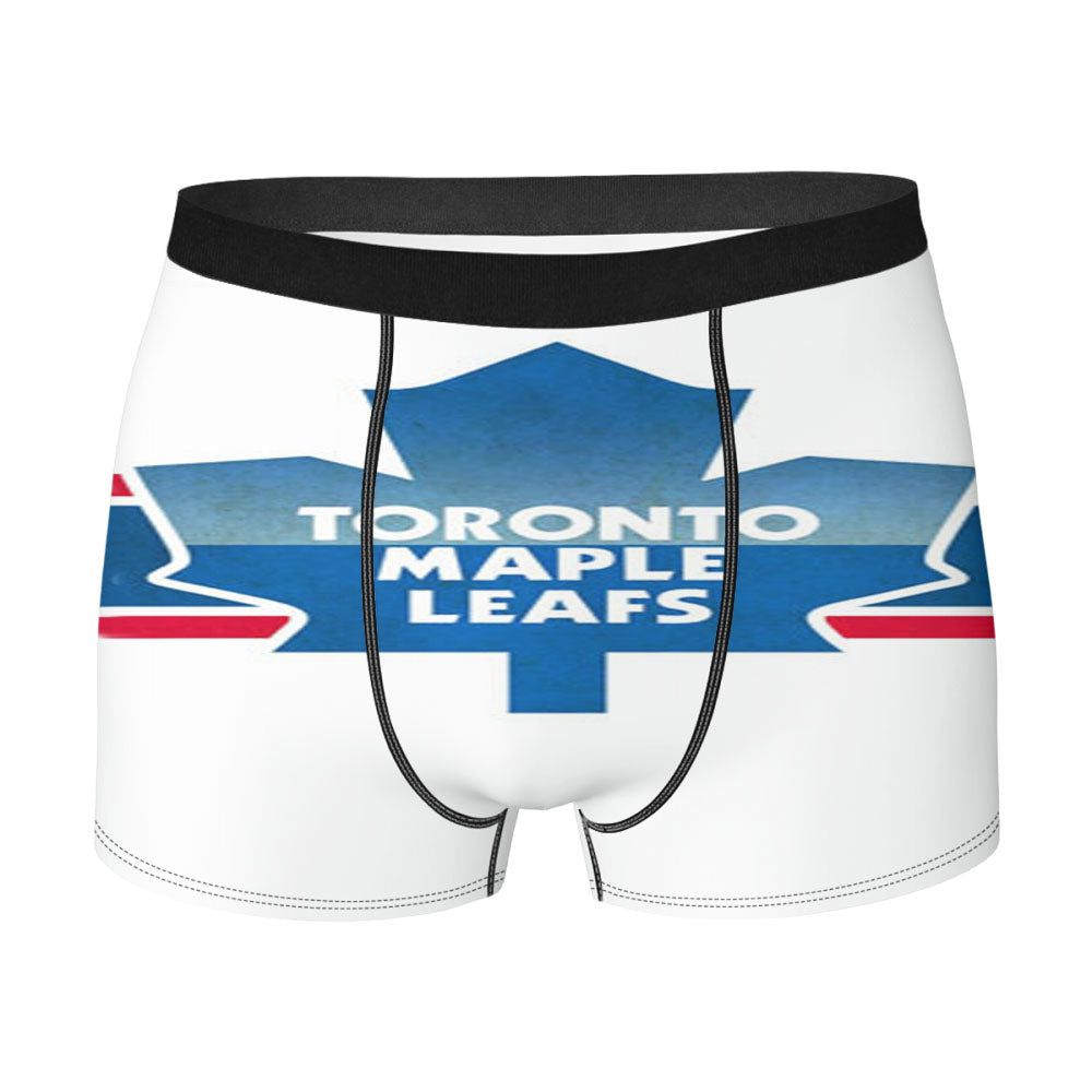 Toronto Maple Leafs White Men'S Boxer Briefs