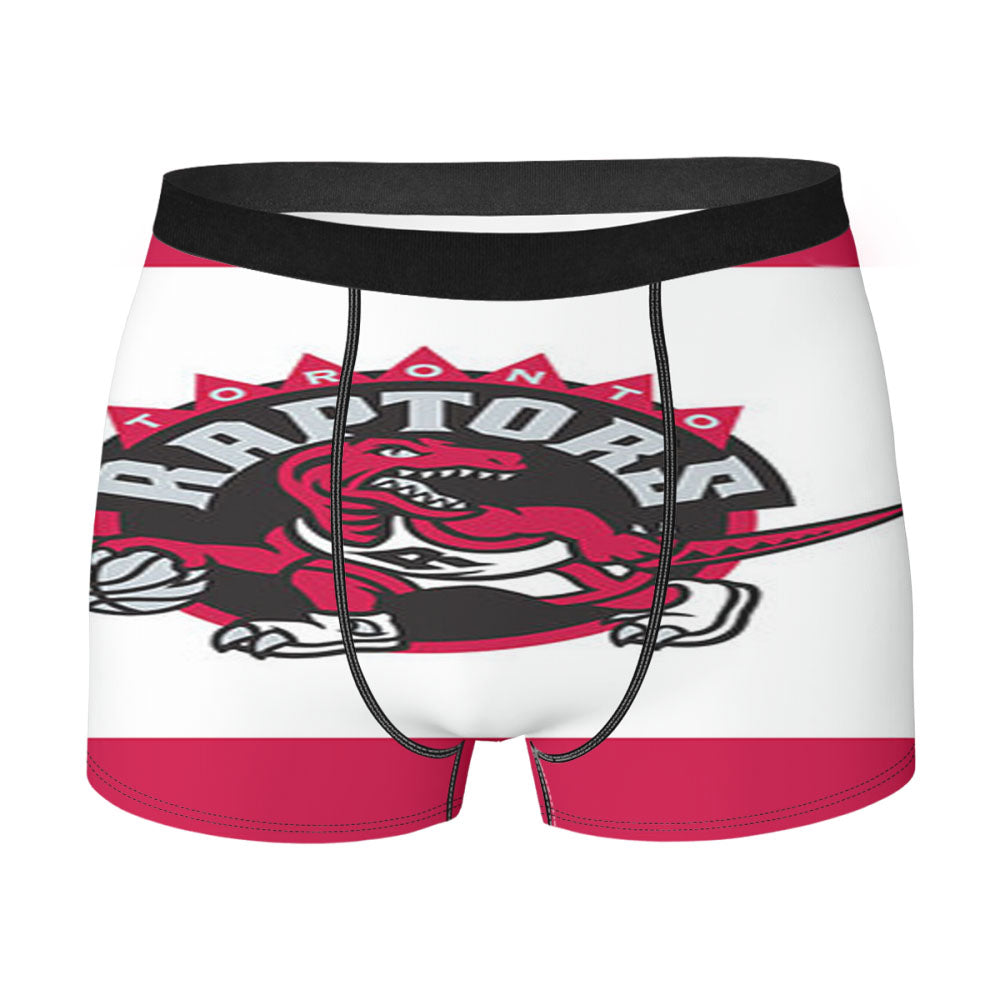 Toronto Raptor White Frame Men'S Boxer Briefs
