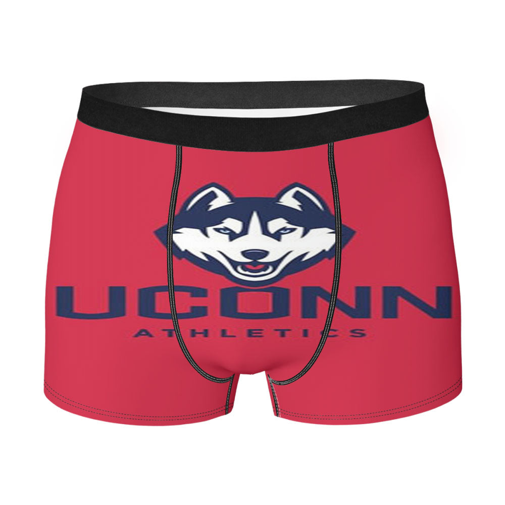 Uconn Athletics Red Men'S Boxer Briefs