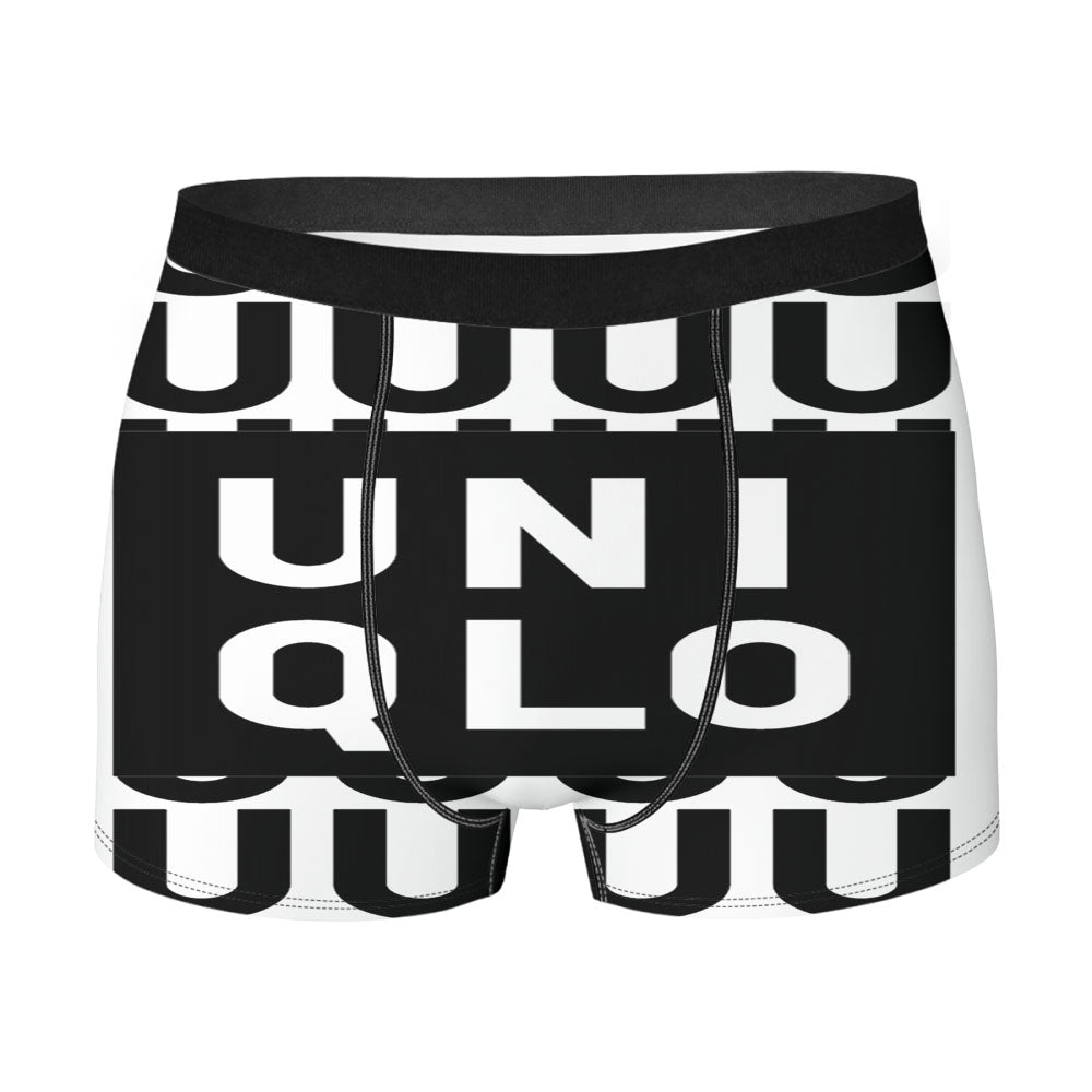 Uniqlo Logo X U Black Men'S Boxer Briefs