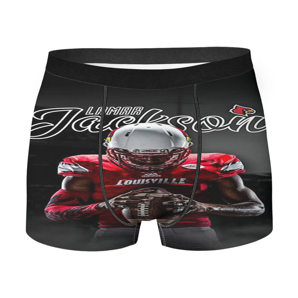 University Of Louisville Lamar Jackson Men'S Boxer Briefs