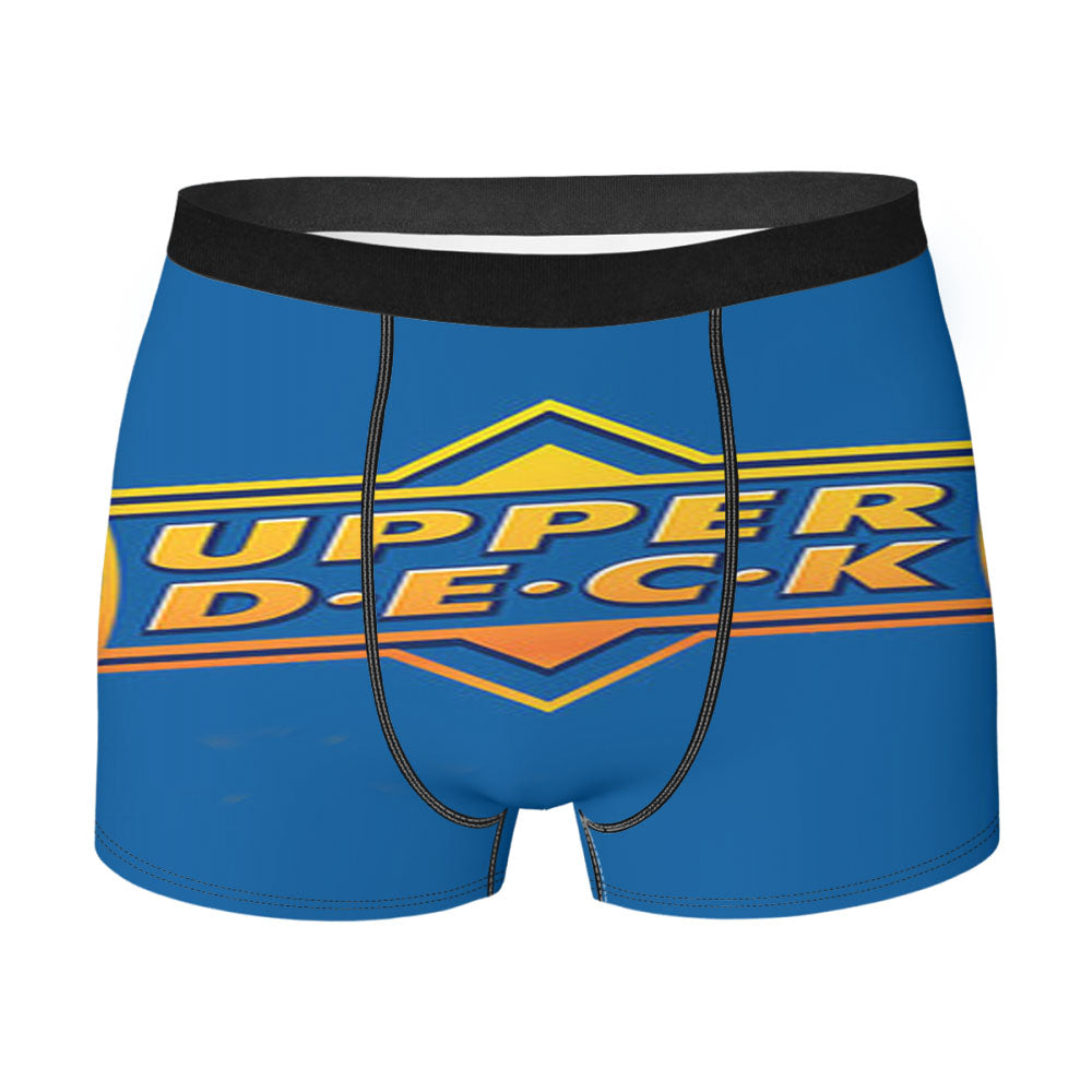 Upper Deck Baseball Logo Blue Men'S Boxer Briefs