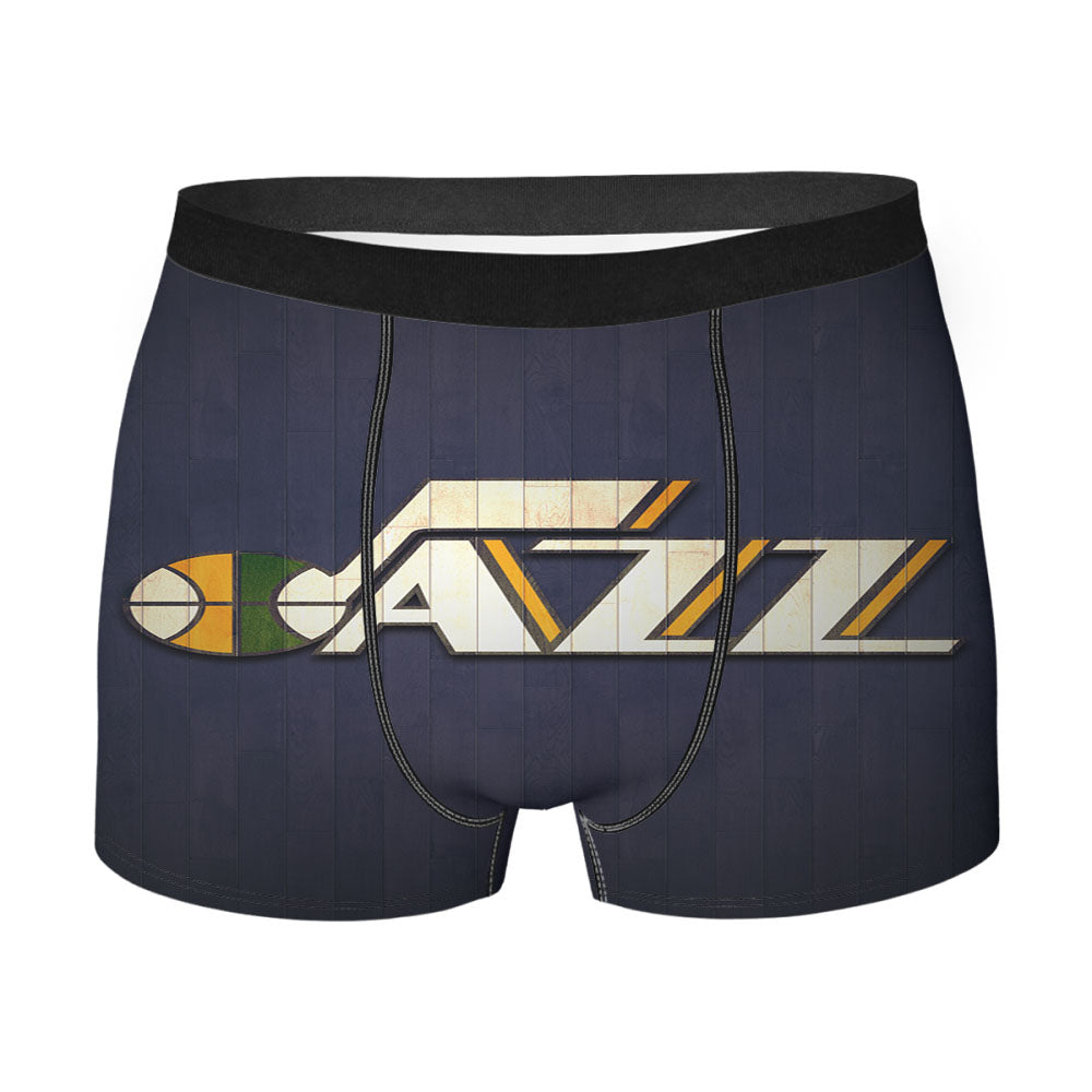Utah Jazz Emblem Men'S Boxer Briefs