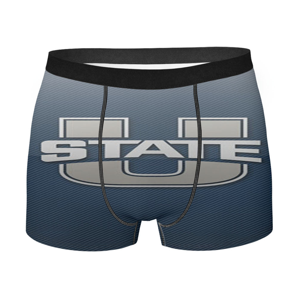 Utah State Aggies Logo Men'S Boxer Briefs