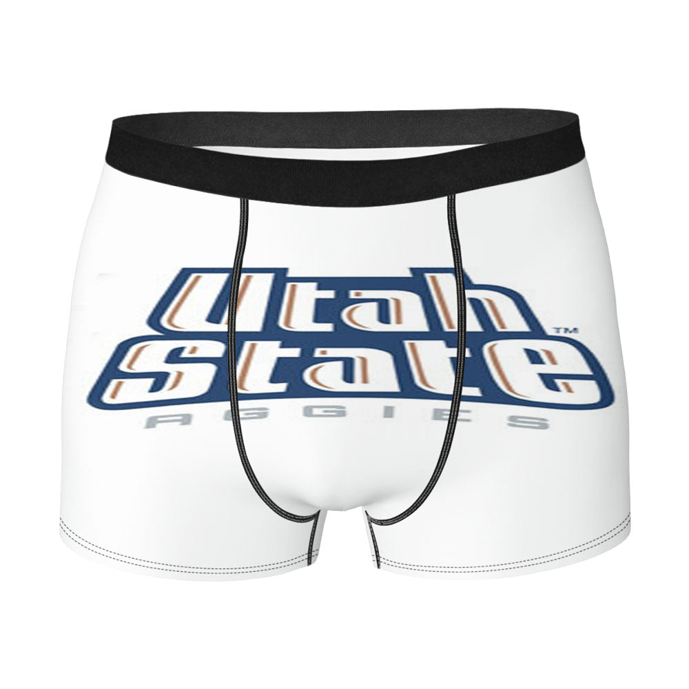 Utah State Aggies Logo Iron Men'S Boxer Briefs