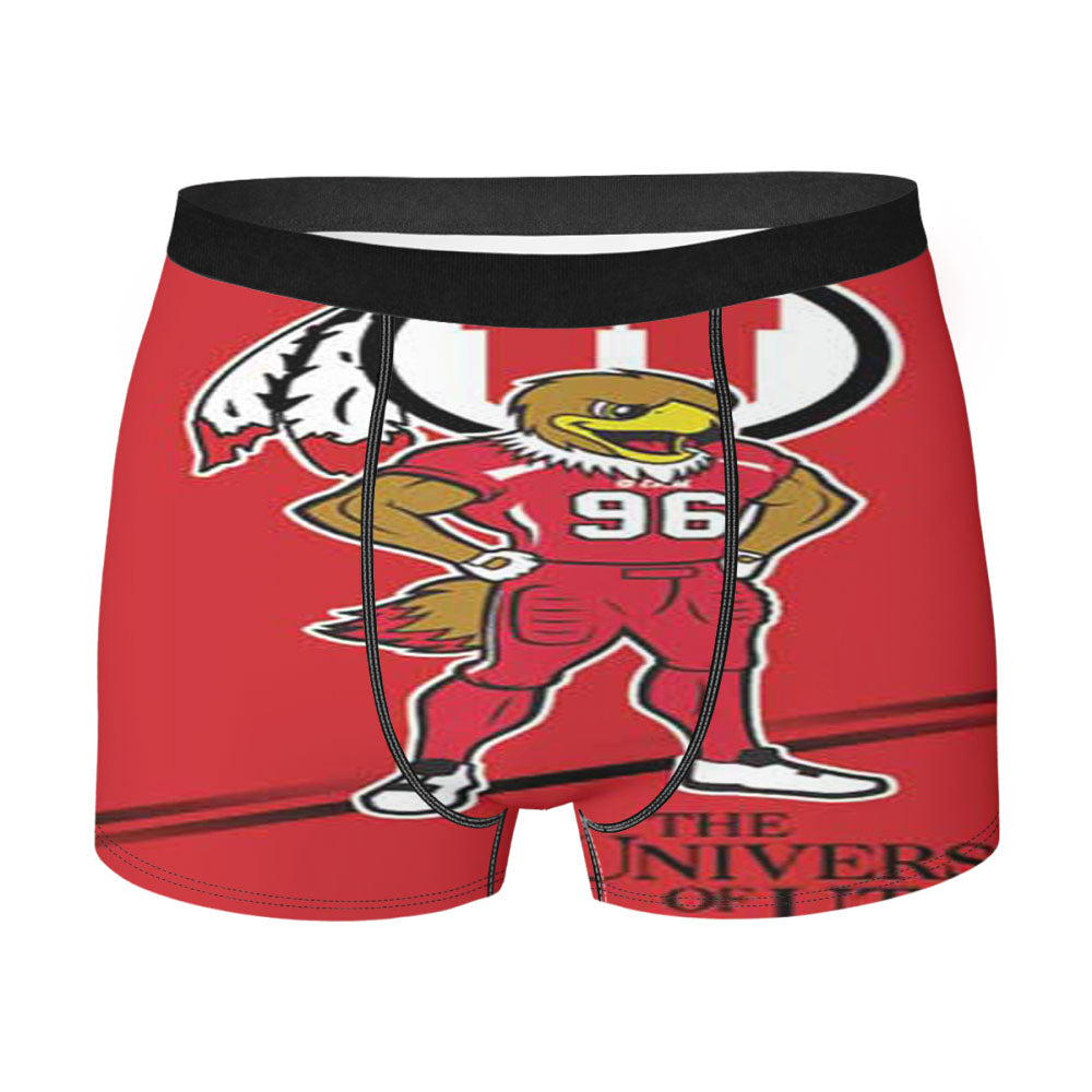 Utah Utes Logo Red Men'S Boxer Briefs