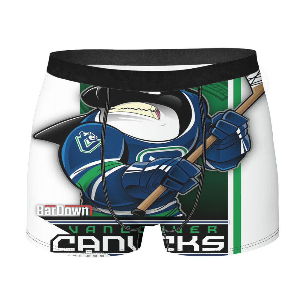 Vancouver Canucks Hockey Men'S Boxer Briefs