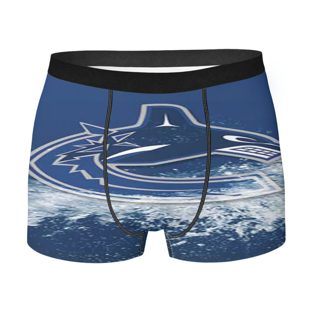 Vancouver Canucks Wave Men'S Boxer Briefs