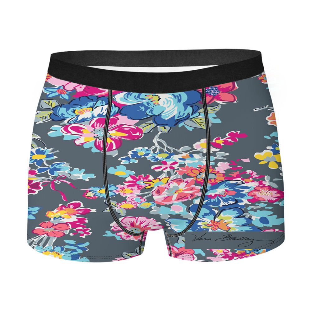 Vera Bradley Pattern Anchor Pretty Posies Pink Men'S Boxer Briefs