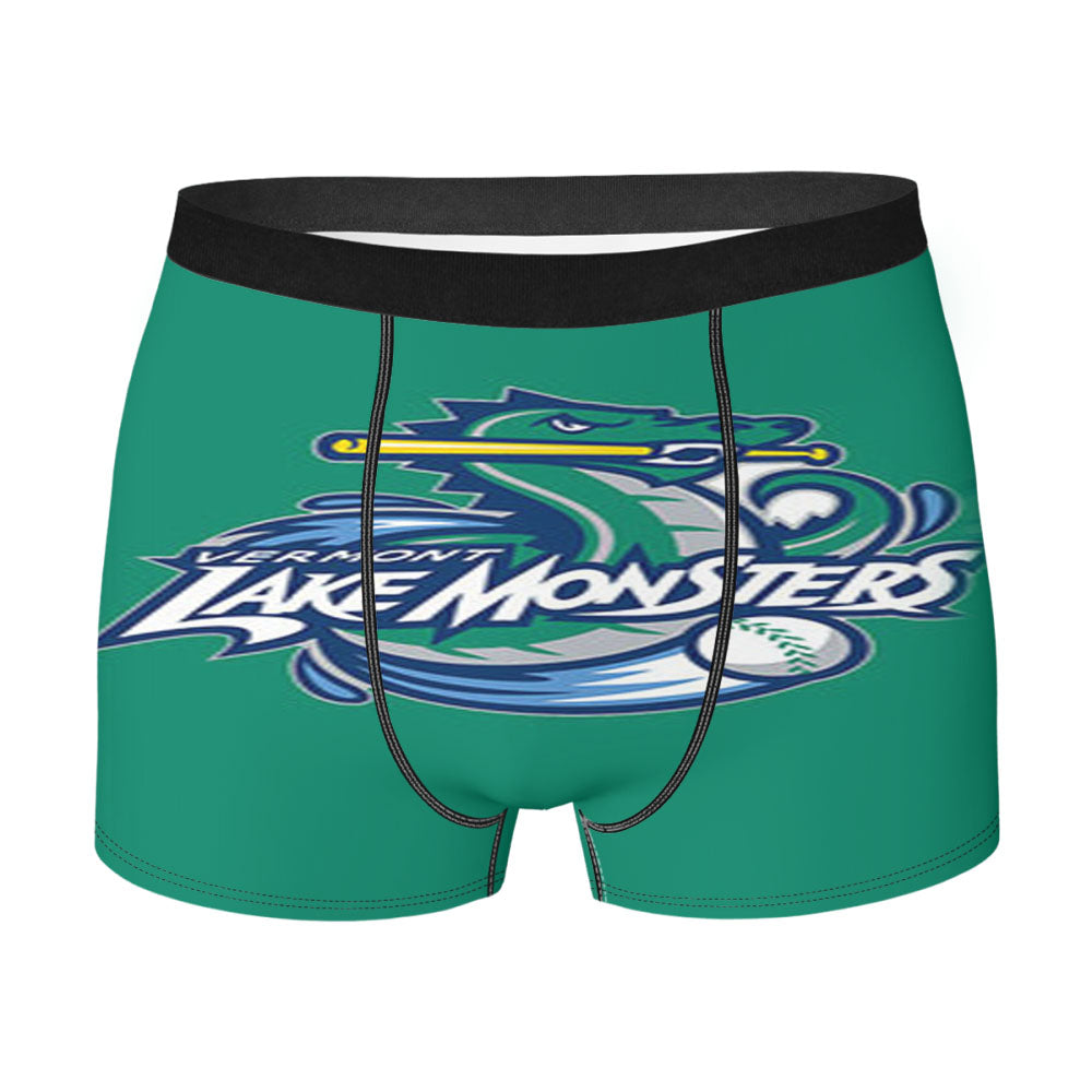Vermont Lake Monsters Baseball Green Men'S Boxer Briefs
